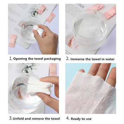 Mini Compressed Towels for Makeup and Daily Use