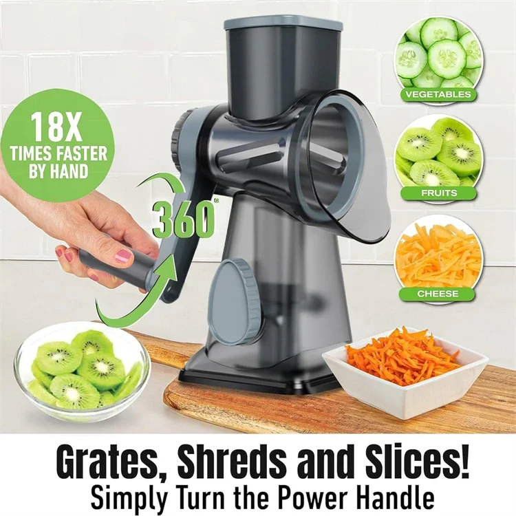 Premium Rotary Kitchen Slicer and Grater