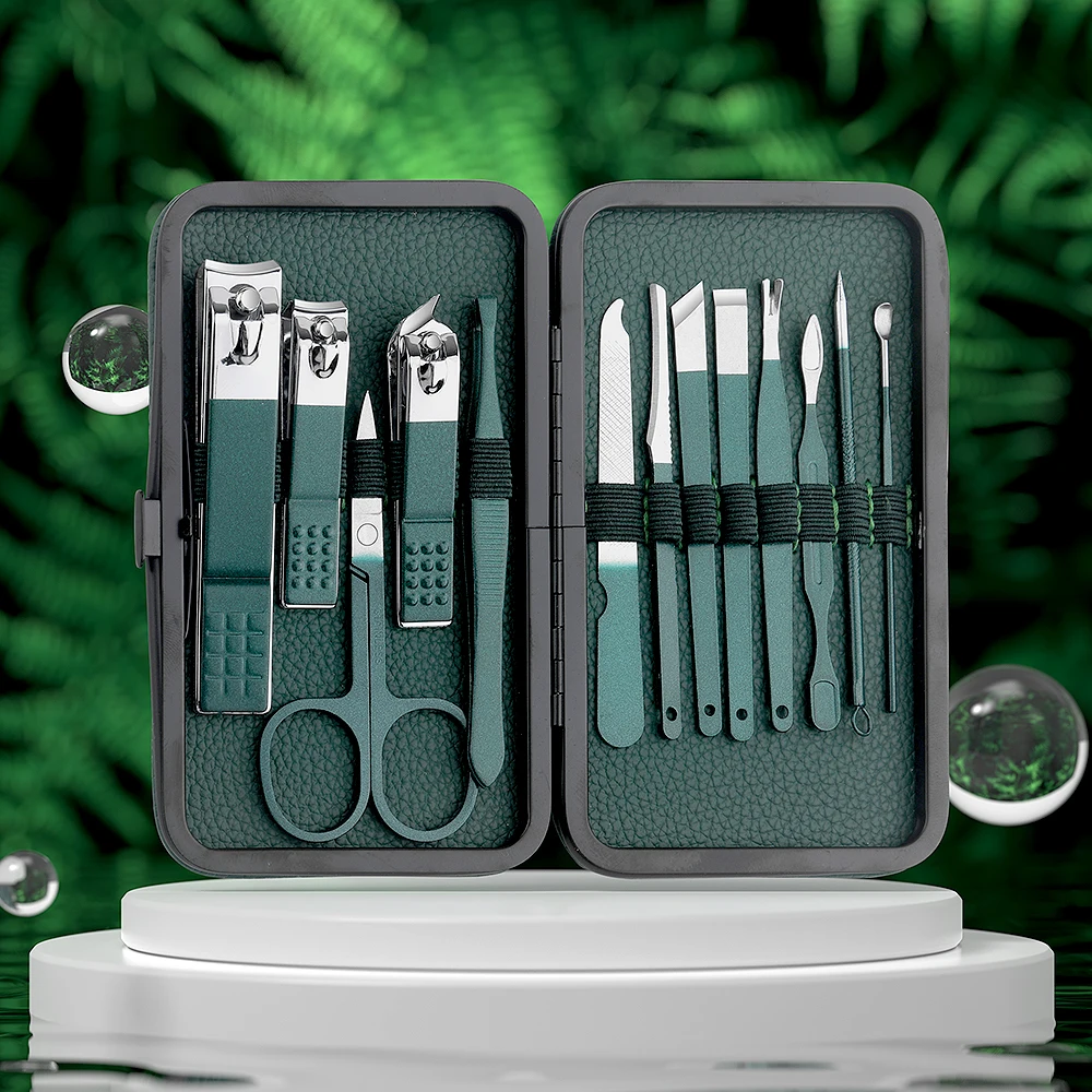 Green Mint Premium Nail & Pedicure Tool Set