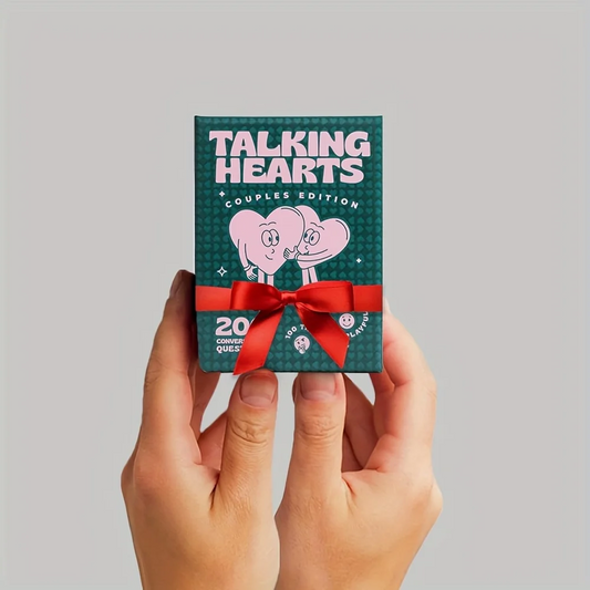 Talking Hearts – Couples Conversation Card Game (200 Questions)