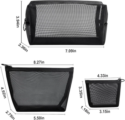 3PC Cosmetic Bags Set