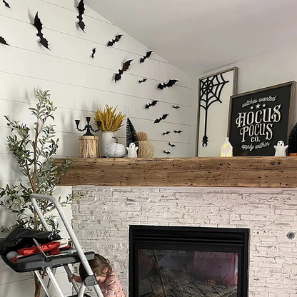 3D Halloween Bats Wall Decorations