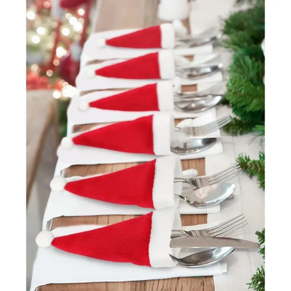 Christmas Tableware Bag Holder (10 Pieces)