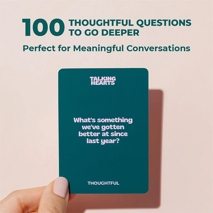 Talking Hearts – Couples Conversation Card Game (200 Questions)