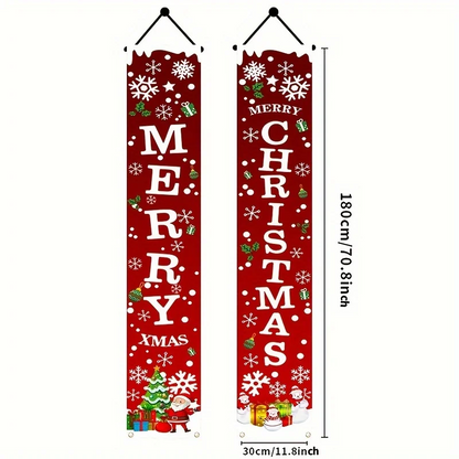 Christmas Hanging Banners (Set of 2)