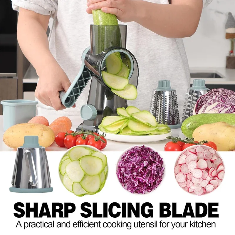 Premium Rotary Kitchen Slicer and Grater