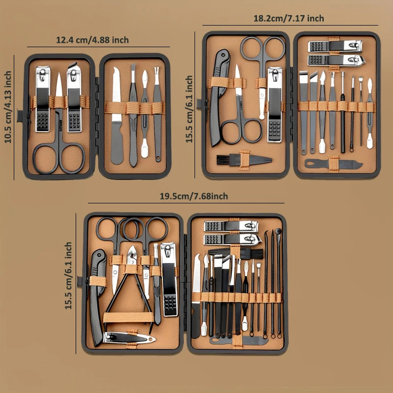 Cappuccino Premium Nail & Pedicure Tool Set