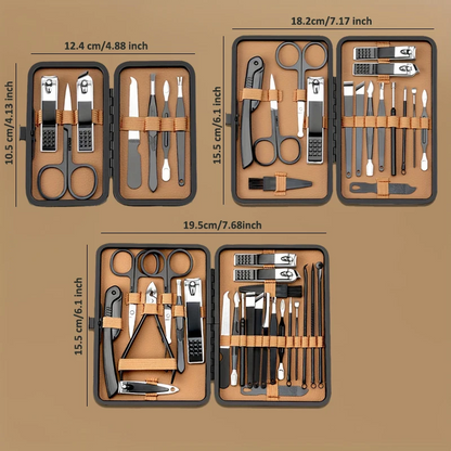Cappuccino Premium Nail & Pedicure Tool Set