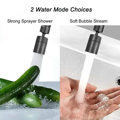 360° Adjustable Faucet Splash Filter Adapter